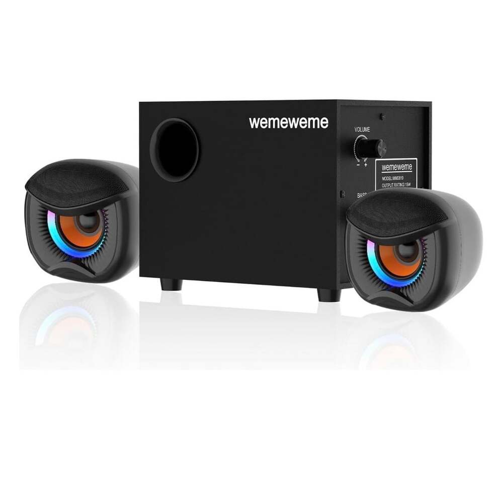 Wemeweme MM0819 2.1 Computer Speakers with Subwoofer